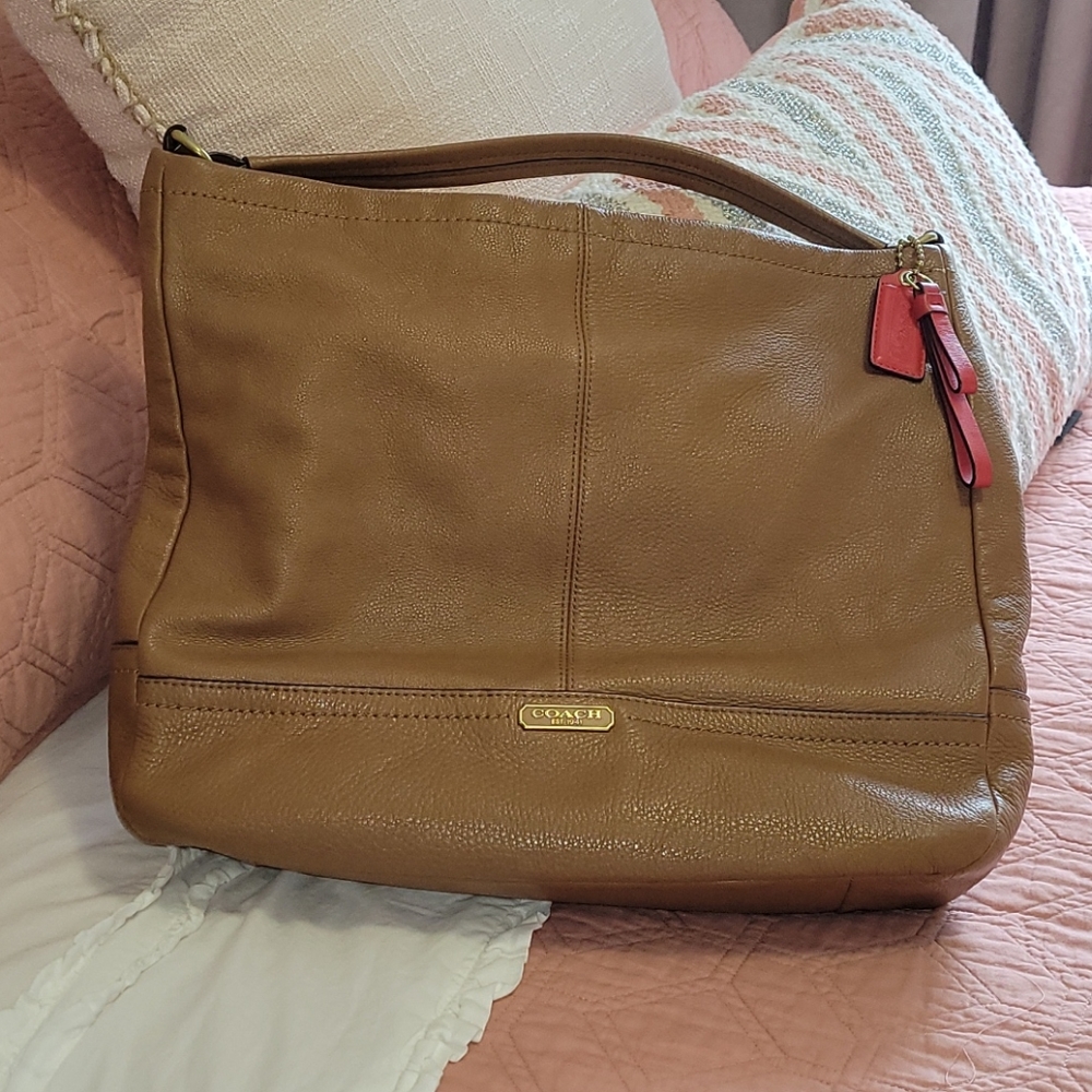 COACH CAMEL COLORED PURSE